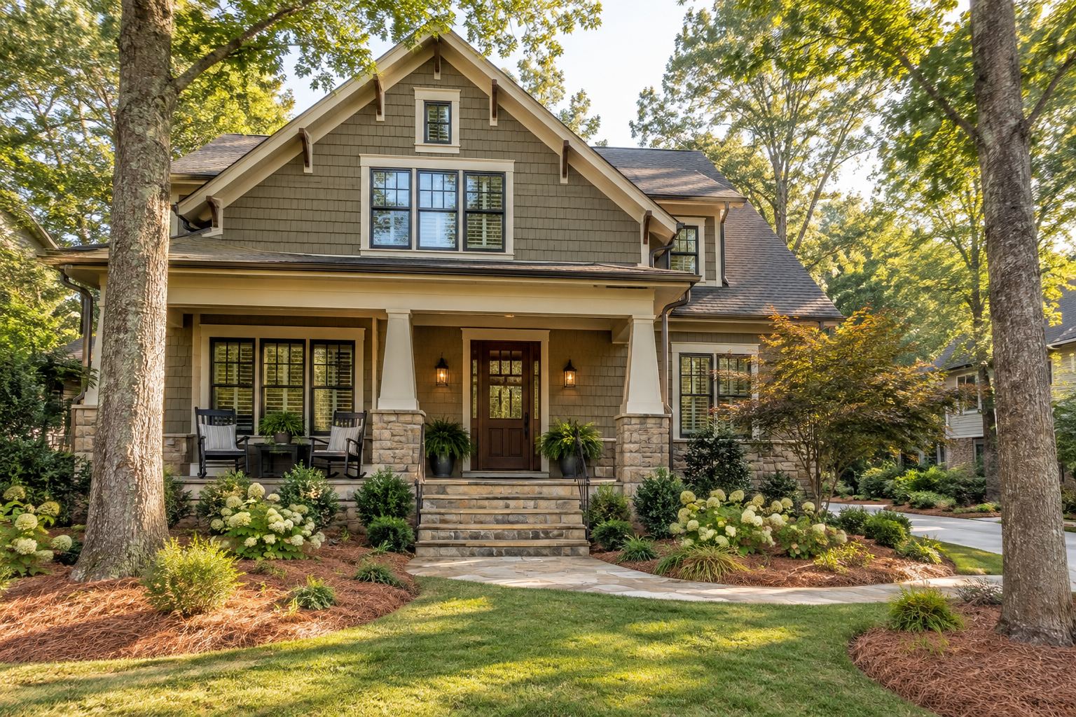 A north Atlanta home, illustrative